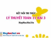 Lý thuyết Toán 11 Bài 3: Hàm số lượng giác (Kết nối tri...